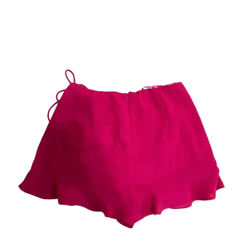 Cotton Candy LA pink flutter wrap‎ skort size XS